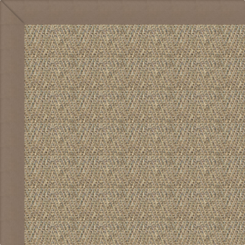 Agra Zinc Khaki Border Sisal Rug