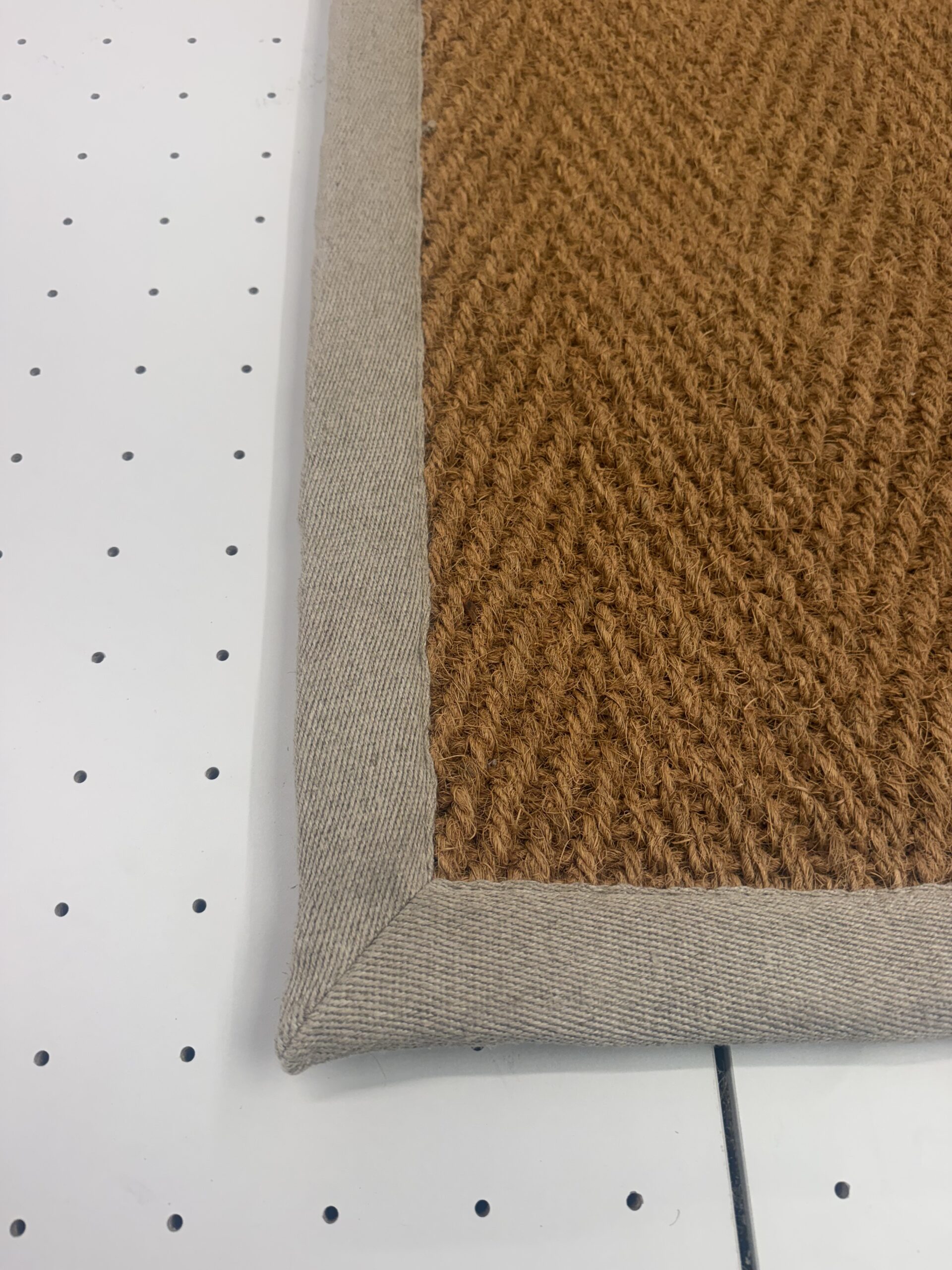 Coir Herringbone Rug with Tawney Border