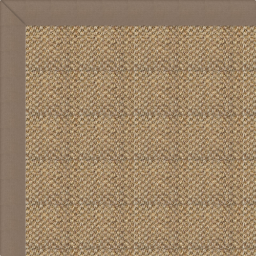 Babylon Bark Khaki Border Sisal Rug