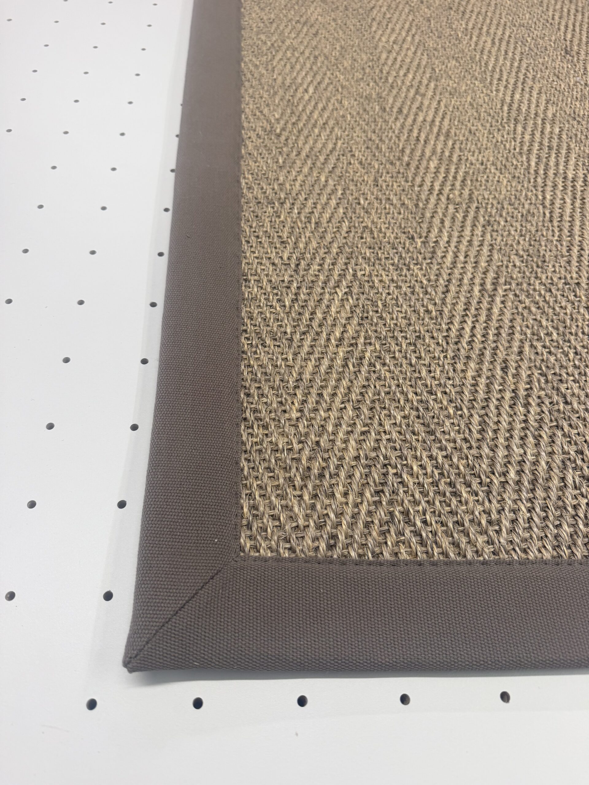 Agra Zinc Rug with Khaki Border