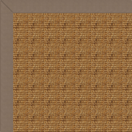 Gingerbread Sisal Rug with Bark border