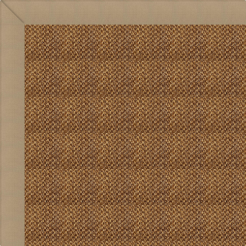 Babylon Autumn Sisal Rug with Camel Border