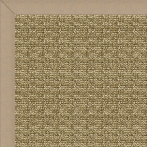 Sisal Boucle Marble Rug with Tan Border